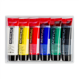 Acrylic General Selection Set 6 x 20 ml in the group Art Supplies / Artist colours / Acrylic Paint at Pen Store (111755)