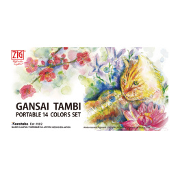 Gansai Tambi Portable Watercolour set x 14 in the group Art Supplies / Artist colours / Watercolor Paint at Pen Store (111864)