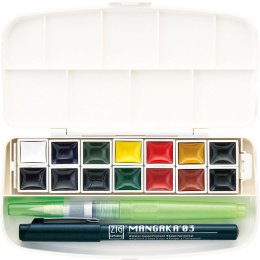 Transparent Watercolor Set x 14 in the group Art Supplies / Artist colours / Watercolour Paint / Watercolour pans at Pen Store (112513)