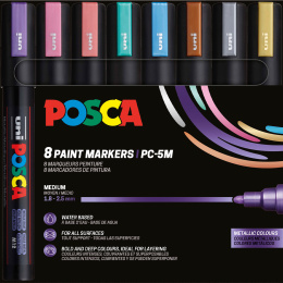 PC-5M Metallic Colours Set of 8 in the group Pens / Artist Pens / Illustration Markers at Pen Store (112630)