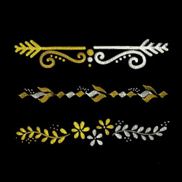 Twin Tip Marker Gold/Silver 3-set in the group Hobby & Creativity / Calligraphy / Calligraphy Pens at Pen Store (125137)