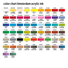 Acrylic Ink 30 ml in the group Art Supplies / Artist colours / Acrylic Paint at Pen Store (125617_r)
