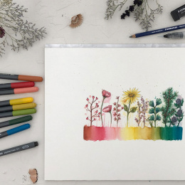 Floral Watercolour set 12 pcs in the group Pens / Artist Pens / Watercolor Pencils at Pen Store (126611)