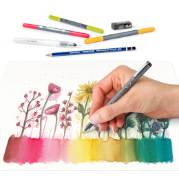 Floral Watercolour set 12 pcs in the group Pens / Artist Pens / Watercolor Pencils at Pen Store (126611)