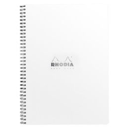 Notebook Spiral White A4 Squared in the group Paper & Pads / Note & Memo / Writing & Memo Pads at Pen Store (127147)