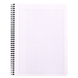Notebook Spiral White A4 Squared in the group Paper & Pads / Note & Memo / Writing & Memo Pads at Pen Store (127147)