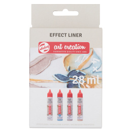 Effect Liner Set 4 x 28 ml Specialties Pearl in the group Hobby & Creativity / Paint / Hobby Paint at Pen Store (127516)