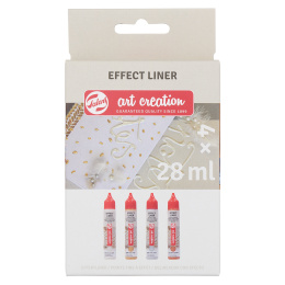 Effect Liner Set 4 x 28 ml Standard Pearl in the group Hobby & Creativity / Paint / Hobby Paint at Pen Store (127517)