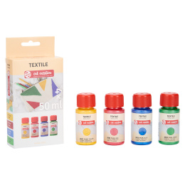 Textile Dye Set 4 x 50 ml Pearl in the group Hobby & Creativity / Paint / Fabric Markers and Dye at Pen Store (127586)