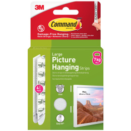 Command Hanging Strips Large in the group Hobby & Creativity / Organize / Frames / Picture hanging at Pen Store (127889)