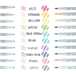 Mildliner Brush Nr2 10-pack in the group Pens / Artist Pens / Brush Pens at Pen Store (127932)