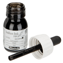 Indian Ink Black 28 ml in the group Art Supplies / Artist colours / Ink at Pen Store (128023)
