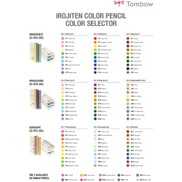 Pencil Irojiten set Seascape in the group Pens / Artist Pens / Coloured Pencils at Pen Store (128103)