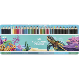 Colouring pencils 50-set in Tin Box in the group Pens / Artist Pens / Coloured Pencils at Pen Store (128497)