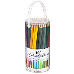 100 Coloured Pencils In Bucket in the group Kids / Kids' Pens / Coloring Pencils for Kids at Pen Store (128503)