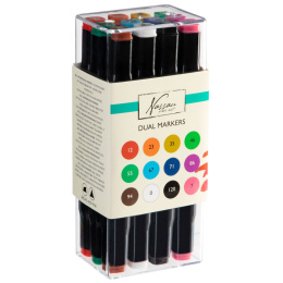 Dual-tip Markers 12-set in the group Pens / Artist Pens / Felt Tip Pens at Pen Store (128517)