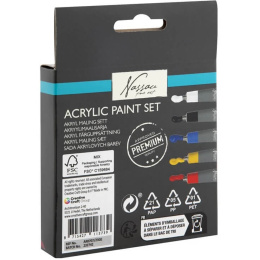 Acrylic paint 12 ml 5-set in the group Art Supplies / Artist colours / Acrylic Paint at Pen Store (128543)
