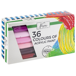 Acrylic paint 20 ml 36-set in the group Art Supplies / Artist colours / Acrylic Paint at Pen Store (128547)