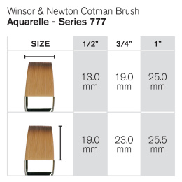 Cotman Brush 777 St 3/4 in the group Art Supplies / Brushes / Synthetic Brushes at Pen Store (128601)