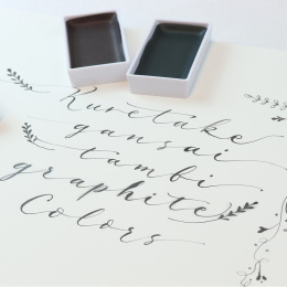 Gansai Tambi Aquarelle 6-set Graphite Colors in the group Art Supplies / Artist colours / Watercolour Paint / Watercolour pans at Pen Store (128725)