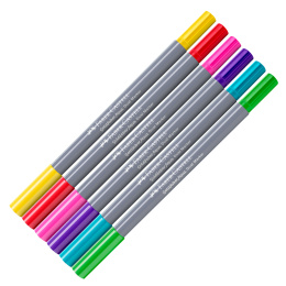 Goldfaber Aqua Dual Marker Set of 6 Candy shop in the group Pens / Artist Pens / Illustration Markers at Pen Store (128735)