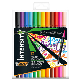 Intensity Dual Tip Box 12-set in the group Pens / Artist Pens / Brush Pens at Pen Store (128860)