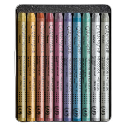 Neocolor I Pastel crayons Metal 10-set in the group Art Supplies / Crayons & Graphite / Pastel Crayons at Pen Store (128892)