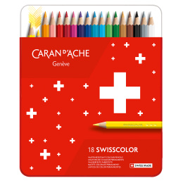 Swisscolor Coloring pencils 18-set in the group Pens / Artist Pens / Colored Pencils at Pen Store (128910)