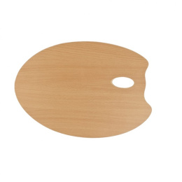 Wooden oval palette 30 x 40 cm in the group Art Supplies / Studio / Palettes at Pen Store (129181)