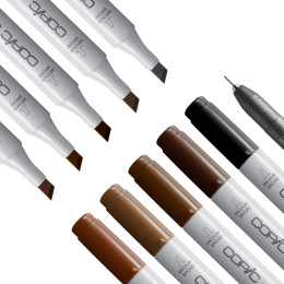 Ciao 5+1 Fineliner Hair Tones 2 in the group Pens / Artist Pens / Illustration Markers at Pen Store (129235) Ciao 5+1 Fineliner Hair Tones 2 in the group Pens / Artist Pens / Illustration Markers at Pen Store (129235)