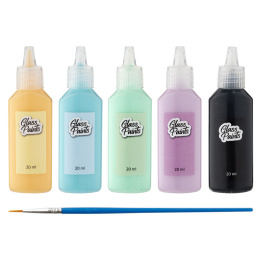 Glass Paints 4-set in the group Hobby & Creativity / Paint / Glass & Porcelain Paint at Pen Store (129347)