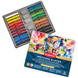 Inktense Blocks Set of 24 in the group Pens / Artist Pens / Watercolor Pencils at Pen Store (129545)