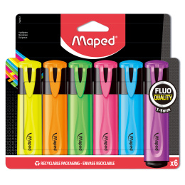 Highlighters Set of 6 in the group Pens / Office / Highlighters at Pen Store (129627)