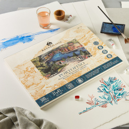 Watercolour Pad Portofino 100% Cotton 300g Satin 31x41cm 20 Sheets in the group Paper & Pads / Artist Pads & Paper / Watercolor Pads at Pen Store (129688)
