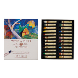 Oil Pastels Landscape 5ml 24 pcs in the group Art Supplies / Crayons & Graphite / Pastel Crayons at Pen Store (129817)
