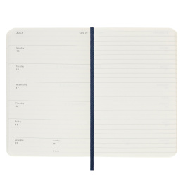 Planner 18M WeekNote Soft Cover Pocket Dark-blue in the group Paper & Pads / Planners / 18-Month Planners at Pen Store (129877)