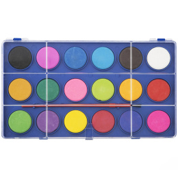 18 Paint Tablets + Brush in the group Kids / Kids' Paint & Crafts / Paint for Kids / Watercolors for Kids / Watercolor at Pen Store (129932)