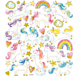 Stickers Unicorns 1 sheet in the group Kids / Fun and learning / Stickers at Pen Store (129988)