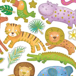 Stickers Savannah 1 sheet in the group Kids / Fun and learning / Stickers at Pen Store (129992)