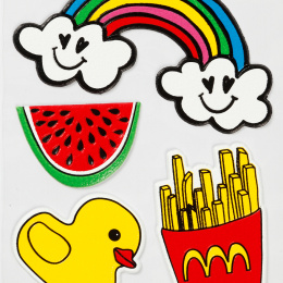 3D Soft Stickers 1 sheet in the group Kids / Fun and learning / Stickers at Pen Store (130009)