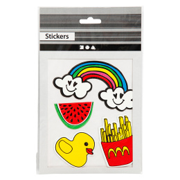 3D Soft Stickers 1 sheet in the group Kids / Fun and learning / Stickers at Pen Store (130009)
