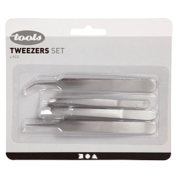 Tweezers Pack of 4 in the group Art Supplies / Art Accessories / Tools & Accessories at Pen Store (130053)
