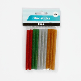 Glue Gun Sticks Glitter 7 mm Pack of 10 in the group Hobby & Creativity / Hobby Accessories / Glue / Glue guns and sticks at Pen Store (130056)