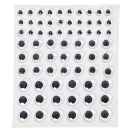 Googly Eyes 69-pack Self-adhesive in the group Hobby & Creativity / Create / Crafts & DIY at Pen Store (130126)