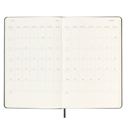 12M Weekly Notebook Hardcover Large Black in the group Paper & Pads / Planners / 12-Month Planners at Pen Store (130170)
