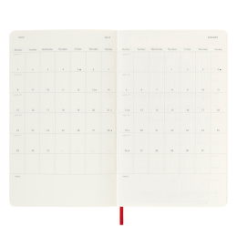 12M Daily Calendar Softcover Large Red in the group Paper & Pads / Planners / 12-Month Planners at Pen Store (130188)