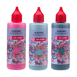 Blob Paint set Pink in the group Art Supplies / Artist colours / Acrylic Paint at Pen Store (130281)