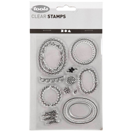 Clear Stamps Frames in the group Hobby & Creativity / Hobby Accessories / Stamps at Pen Store (130562)
