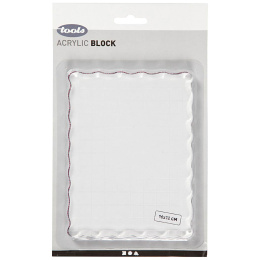 Acrylic Block 16 x 12 cm in the group Hobby & Creativity / Hobby Accessories / Stamps at Pen Store (130565)
