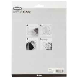 Acrylic Blocks 4 pcs in the group Hobby & Creativity / Hobby Accessories / Stamps at Pen Store (130566)